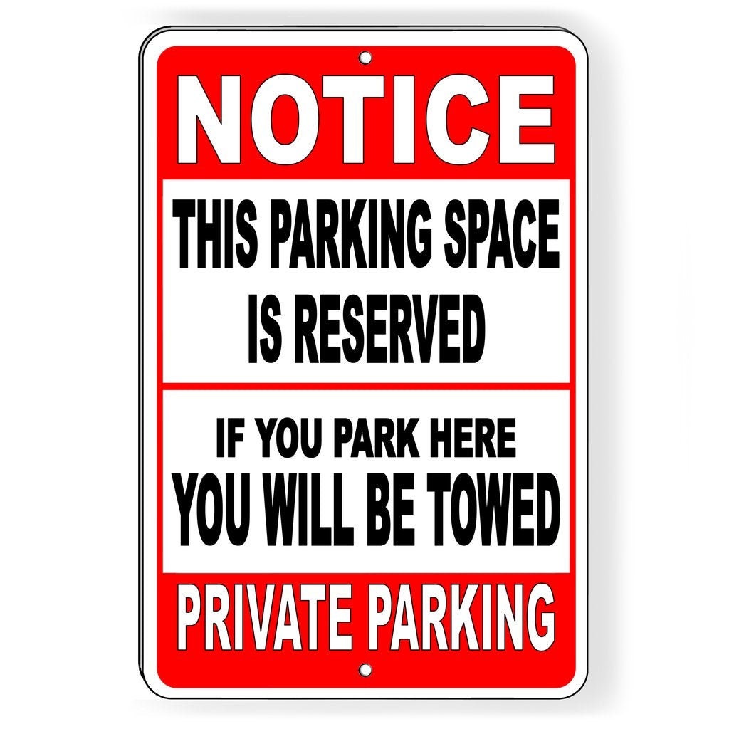 洋書  Is Where You Park It Notice This Parking Space is Reserved If You Park Here You