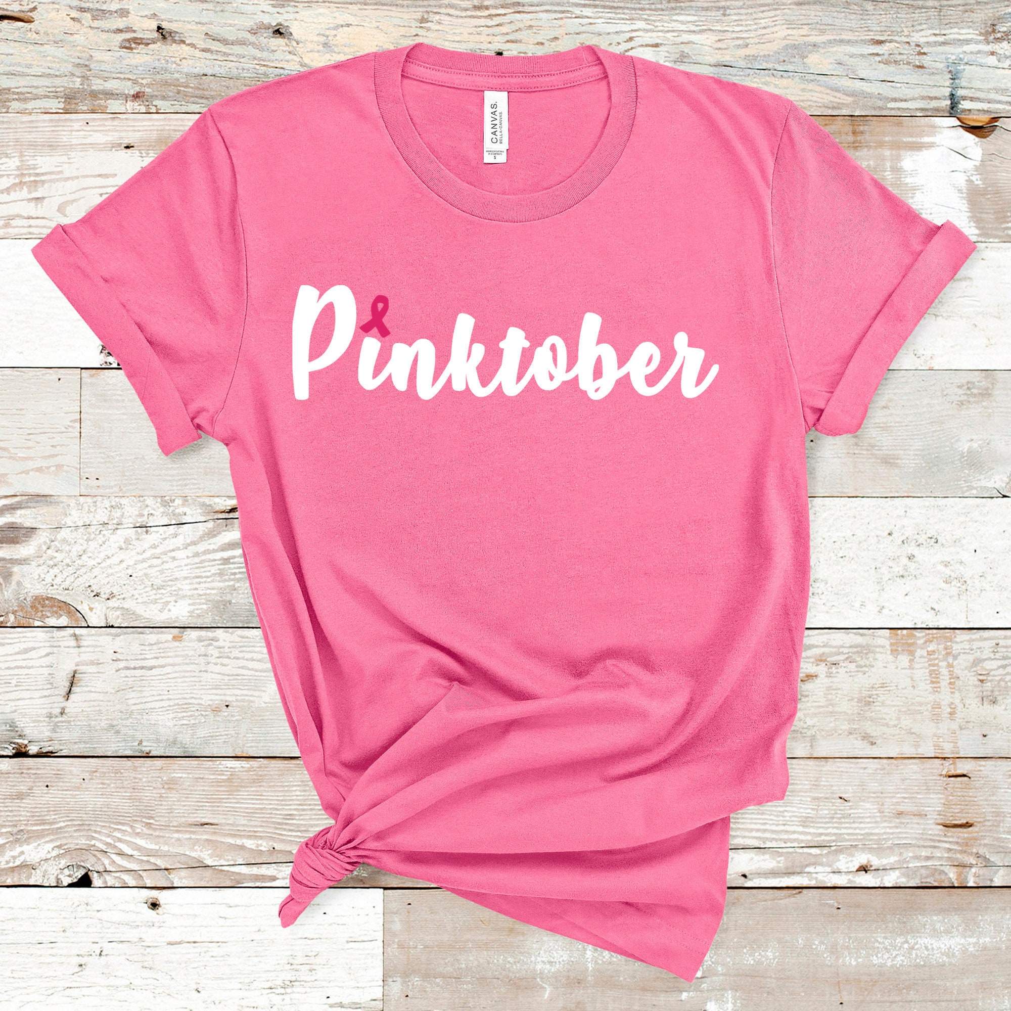 Pinktober Breast Cancer Awareness Womens Shirts Shirts for | Etsy