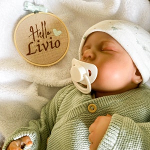 Tambourin de naissance personnalisé