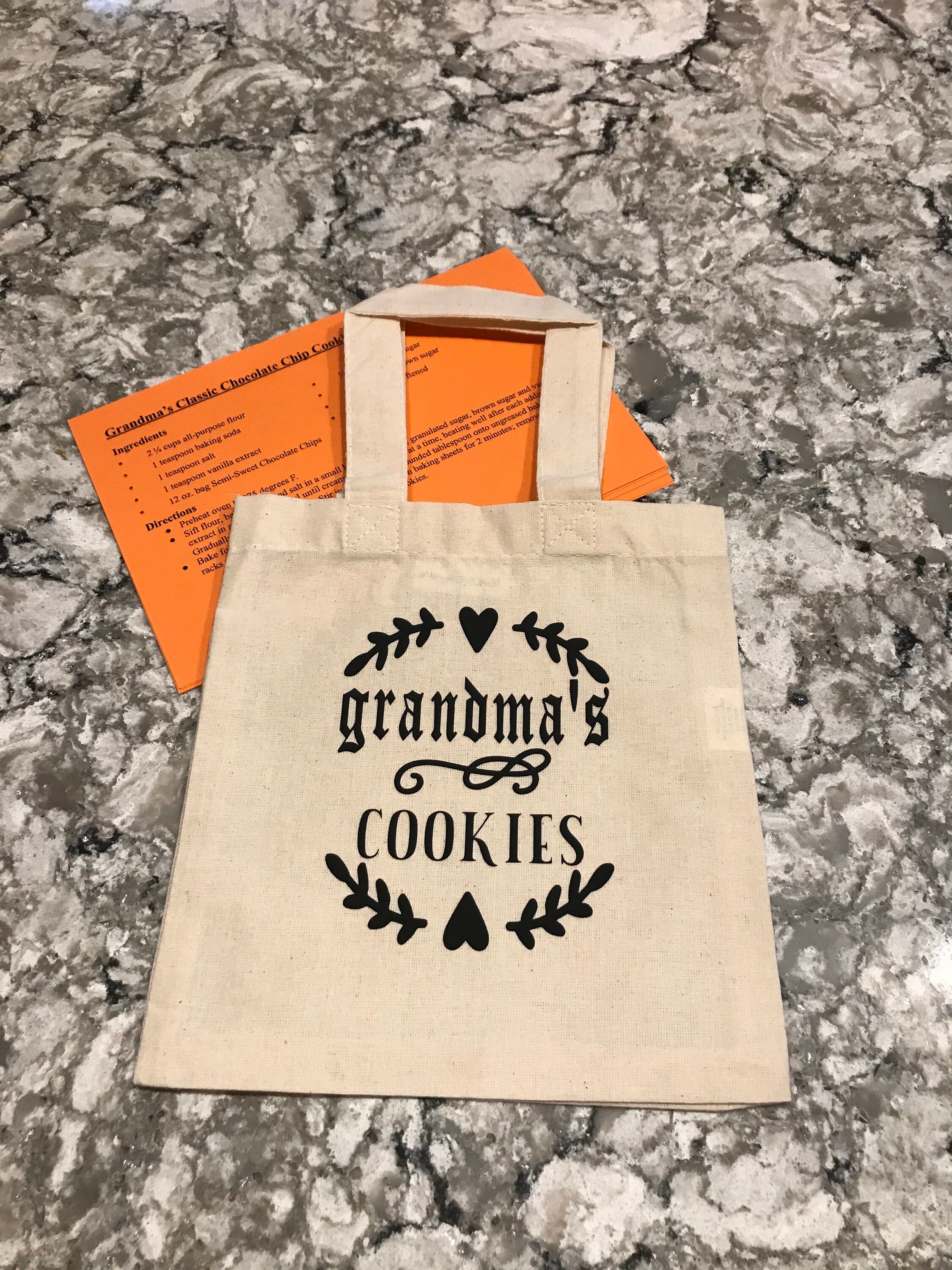 Grandma's cookies tote bag Kids tote bag for cookies Etsy