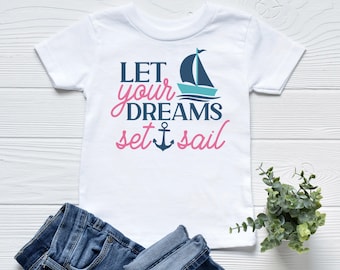 Sailboat Toddler Shirt: Nautical Kids Graphic Tee