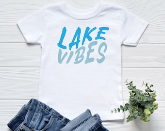 Lake Vibes Kids T-Shirt: Summer Vacation Outfit