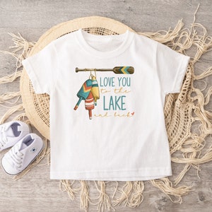 Love You To The Lake And Back Shirt, Lake Life Kids Shirt, Lake Shirt For Kids, Lake T-Shirt Sayings, Toddler Clothes, Summer Vacation Shirt