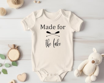 Lake Baby Bodysuit: Cotton Summer Infant Clothes