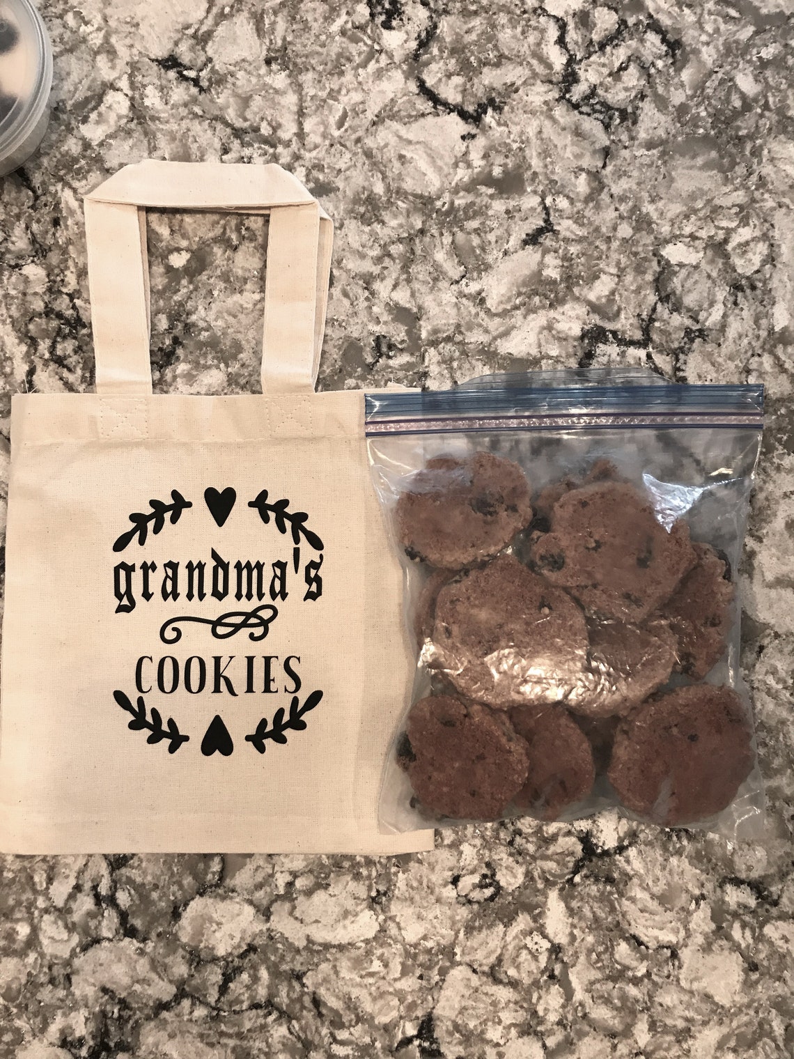 Grandma's cookies tote bag Kids tote bag for cookies Etsy