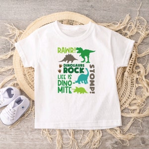 Kids Dinosaur Clothes, Dinosaur Shirt For Toddler, Dinosaur Tshirt, Kids Dino Tshirt, Toddler Dinosaur Gift, Toddler Clothes, Dinosaur Gifts