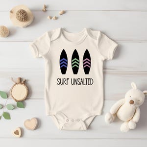 Surfin Bear Baby Baby Onesie Surfin Bear Baby Baby Onesie