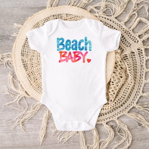 Beach Baby Clothes, Summer Baby Outfit, Cute Baby Shirt, Beach Baby Shirt, Beach Baby Bodysuit, Vacation Baby Clothes, Beach Themed Clothes