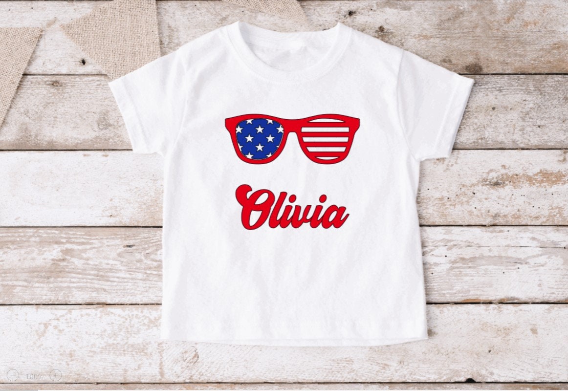 Personalized Fourth of July Shirt July 4th T-shirts Toddler - Etsy UK