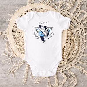 Daddy&#39;s Fishing Buddy, New Fishing Buddy, Fishing Baby Clothes, Fish Lover Baby Shirt, Bass Fishing, Father&#39;s Day Gift, New Dad Gift
