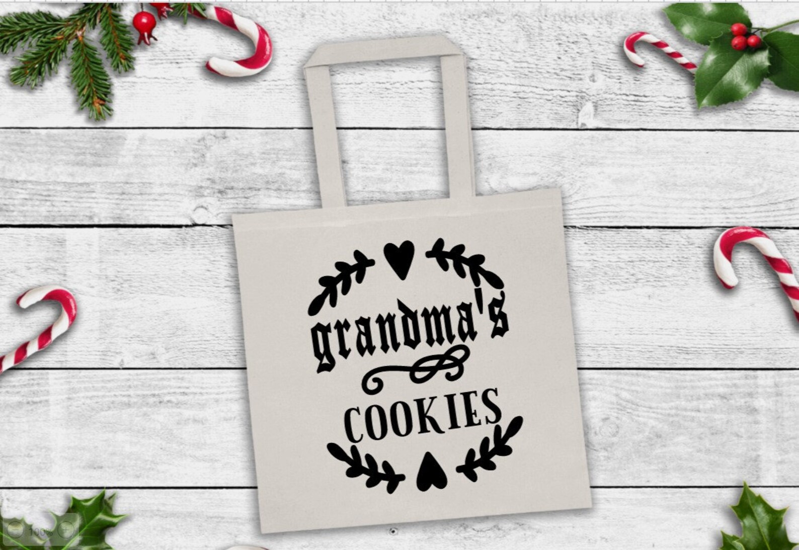 Grandma's cookies tote bag Kids tote bag for cookies Etsy