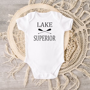 Lake Baby Bodysuit, Great Lakes State, Michigan Apparel, Michigan Baby Shirt, Great Lakes Baby, Lake Superior Baby Bodysuit, Baby Gift