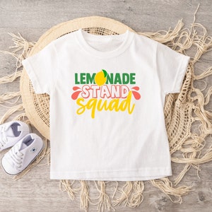 Lemonade Stand Squad Shirt, Lemon Kids Tshirt, Summer Kids Tee, Best Friends Shirt, Summer Family Shirt, Lemonade Stand, Toddler Tshirt
