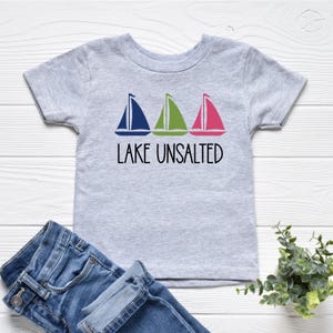 Lake Unsalted Kids Shirt: Summer Vacation Tee