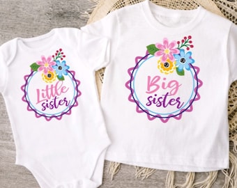 Big Sister Little Sister Shirts, Sibling Sister Set, Sister Shirts, Sibling Matching Shirts, Sibling Shirts, Matching Sister Outfits