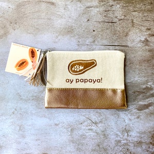 Ay Papaya! Makeup Bag
