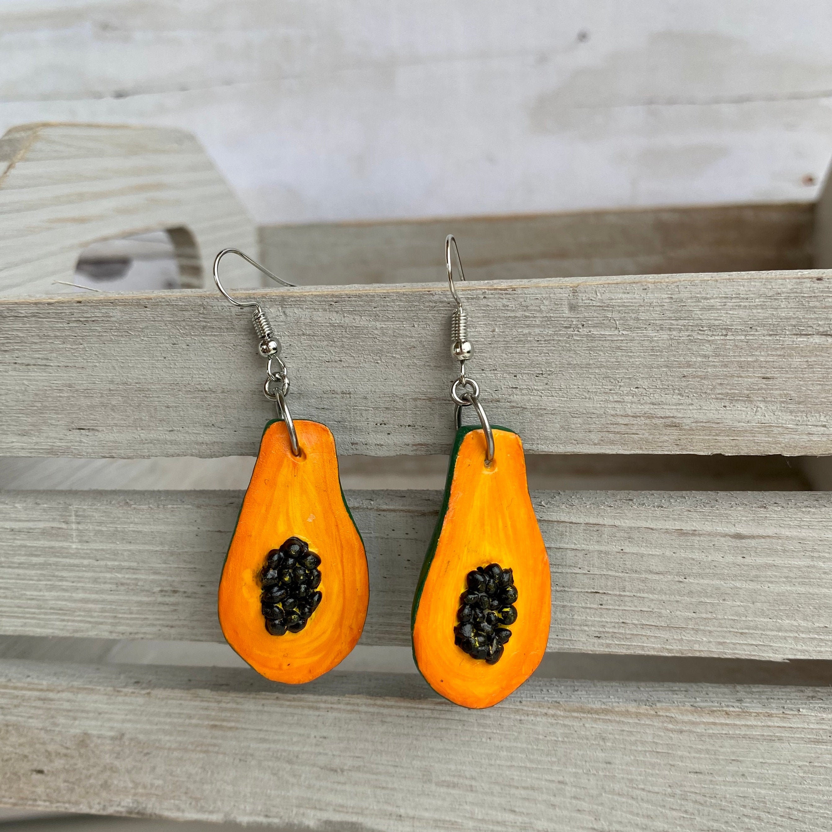 Papaya Earrings - Main Image