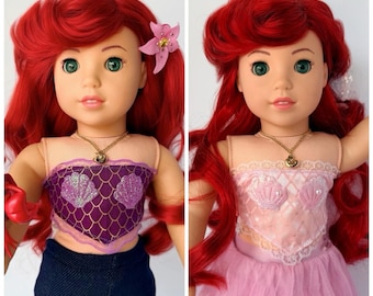 Casual Mermaid Top 18 inch dolls