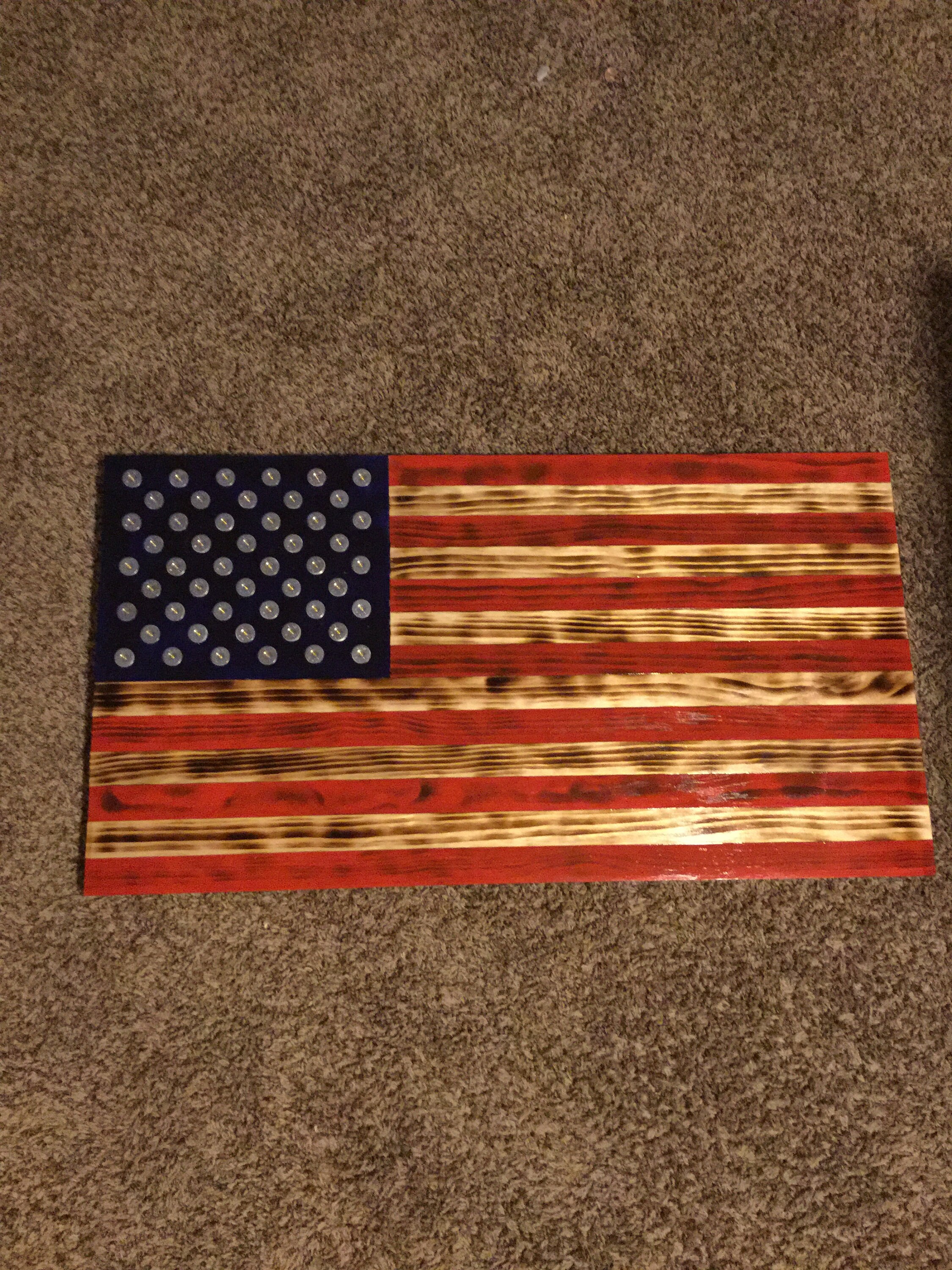 Shotgun shell American Flag | Etsy