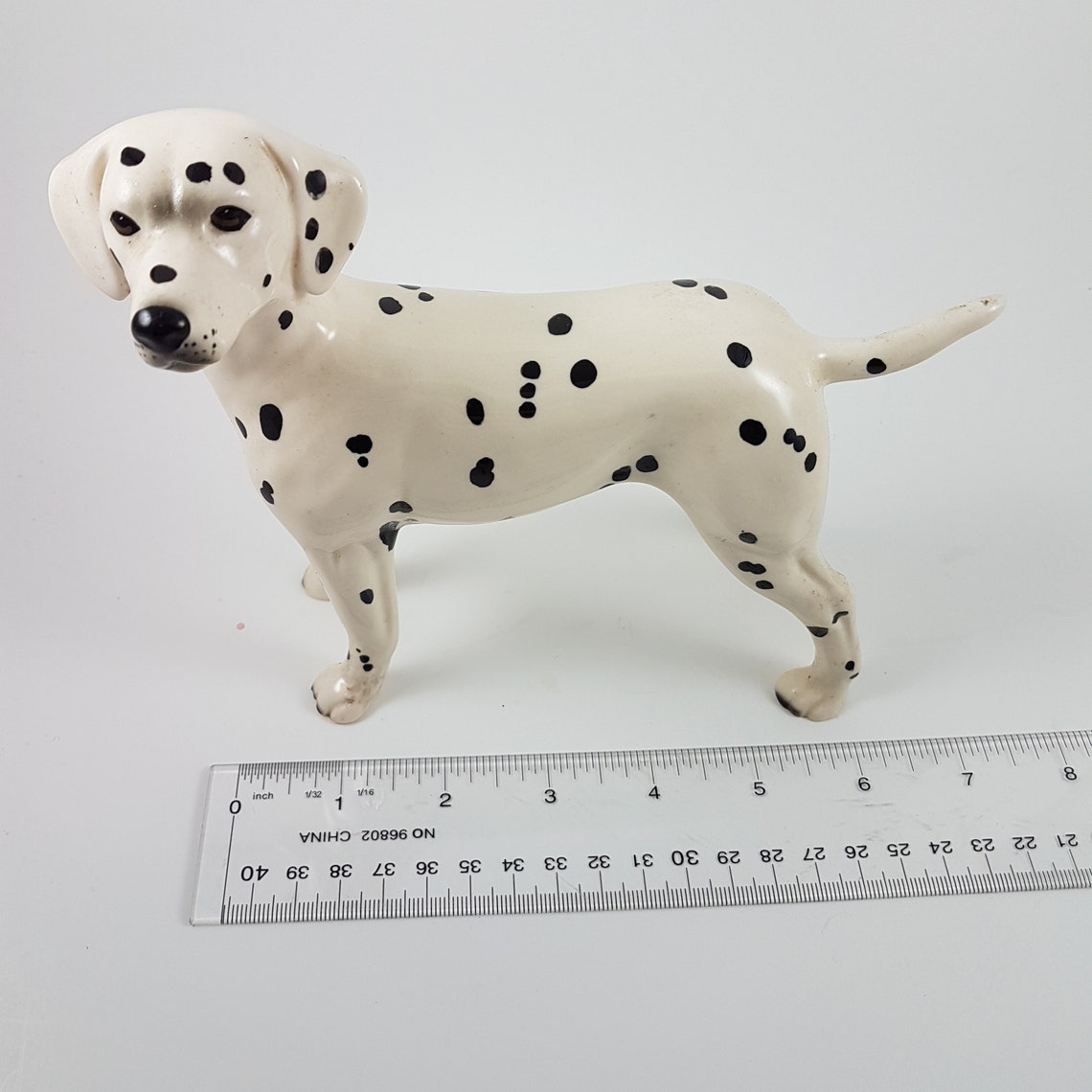 Vintage Dalmatian Porcelain Dog Figurine Made in England | Etsy