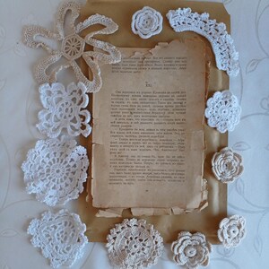 Vintage mini-junkdagboekkit, plakboekvoorraad, pagina's en kleedjes voor junkjournal, 18 elementen