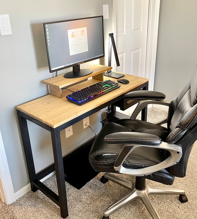 Mid Century Modern Office Desk Plans Instant PDF Download DIY