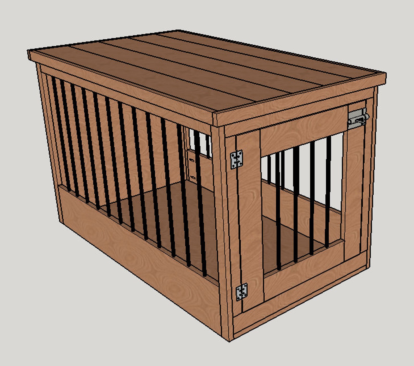 DIY Large Dog Crate Plans - Digital Download - Etsy