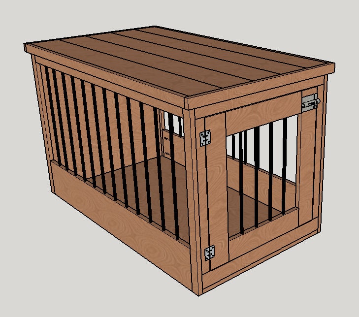 DIY Large Dog Crate Plans Digital Download Etsy