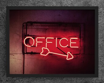 Neon Love Print Bedroom Prints Neon quote poster Neon Sign Print Neon Wall Art Living Room Prints Bathroom Print Neon Quote Print