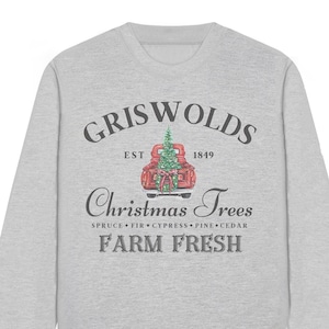 Womens Christmas Jumper, Christmas Vacation Tree Sweatshirt, Funny Holiday Sweater, Griswold Christmas Tree, Jolliest Bunch Sweatshirt