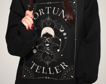 Wahrsager Sweatshirt, Witchy Aesthetic Clothing, Spirituelles Shirt, Witchy Vibes Psychic Lover, Tarot Karten Psychic Reading Shirt