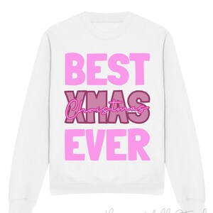 BESTE WEIHNACHTEN EVER! Bold Weihnachtspullover, lustige Weihnachtspullover, Weihnachtspullover Tag, Herren Weihnachtspullover, Damen Weihnachtspullover