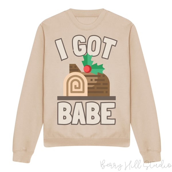 I Got Yule Log Babe Homme Pull de Noël, Sweat-shirt de Noël, Pull drôle, Jour du pull de Noël, Pull de Noël pour hommes, Pull de Noël