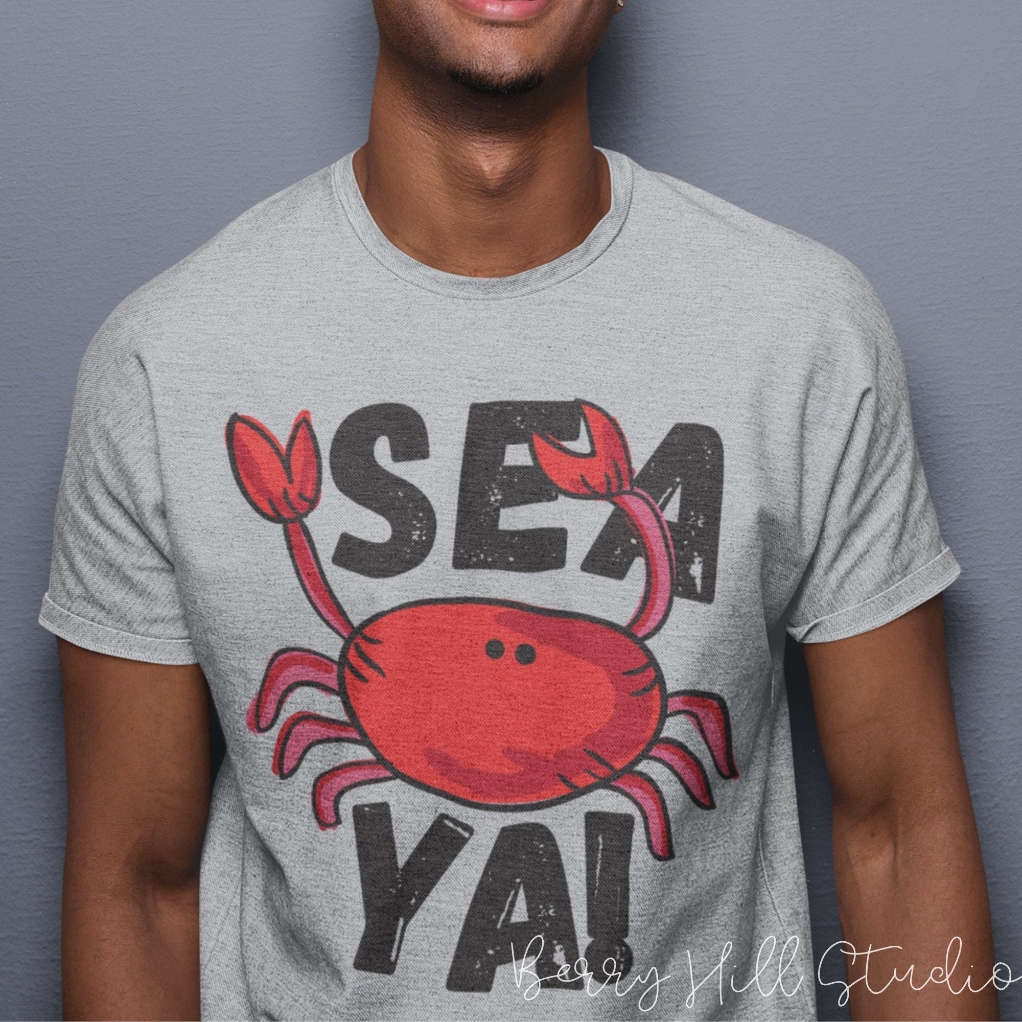 Sea Ya Men's Summer Beach Slogan T Shirt Summer Shirts - Etsy