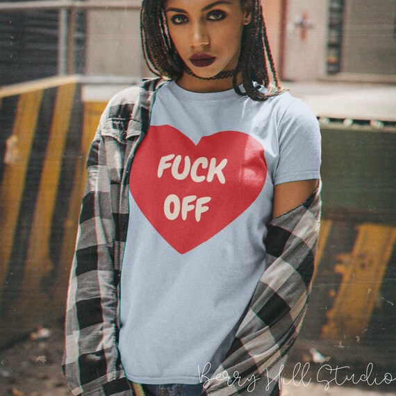 Fuck off Shirt Pastel Goth Clothing Pastel Grunge Aesthetic Fuck Love Pastel Goth T Shirt Soft Grunge Mood Tee 90 s Grunge Clothing Etsy UK