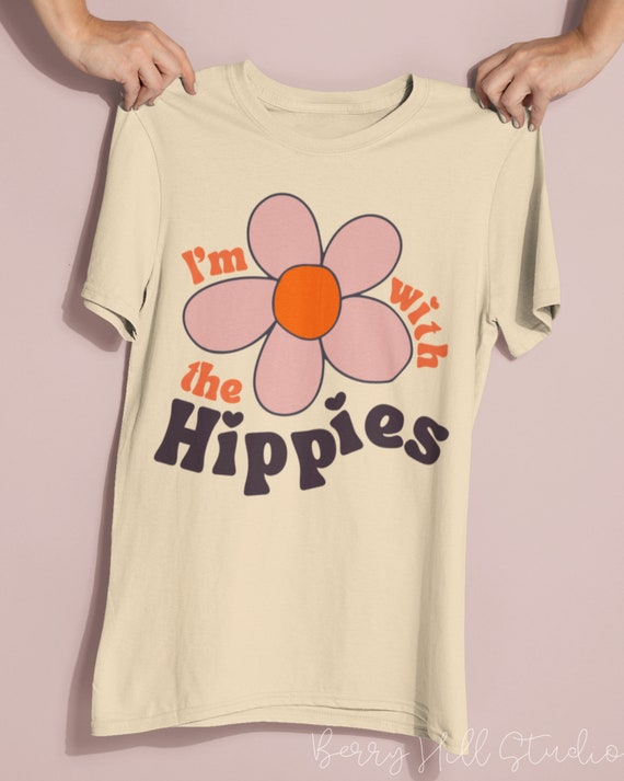 Hippie T Shirt Flower Power Shirt Retro 70s Tee - Etsy