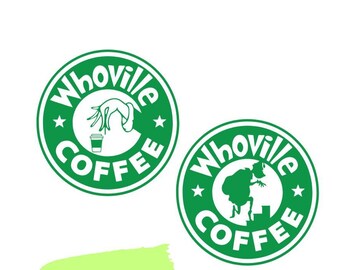 Whoville Coffee - スターバックス風 - クリスマスセーター - SVG ファイル