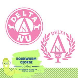 Delta Nu Blonde Lawyer Sorority SVG