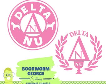 Delta Nu Blonde Lawyer Sorority SVG