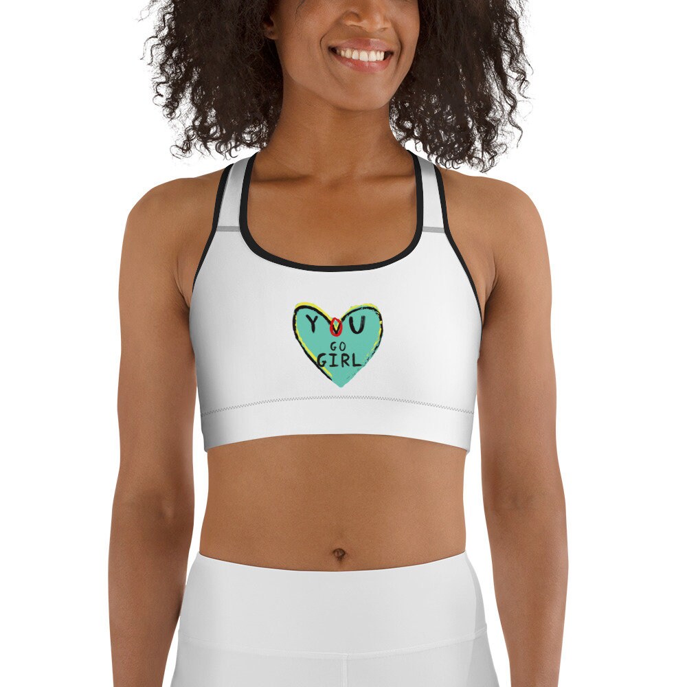 Cupless sports bra on sale