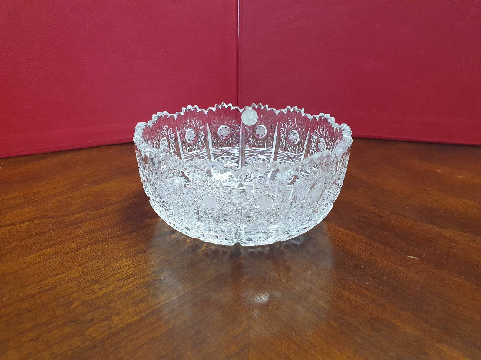 NEW Bohemian Cut Crystal Bowl Etsy
