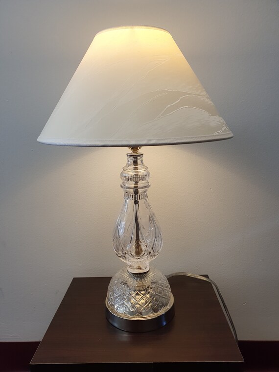 bohemian crystal table lamp