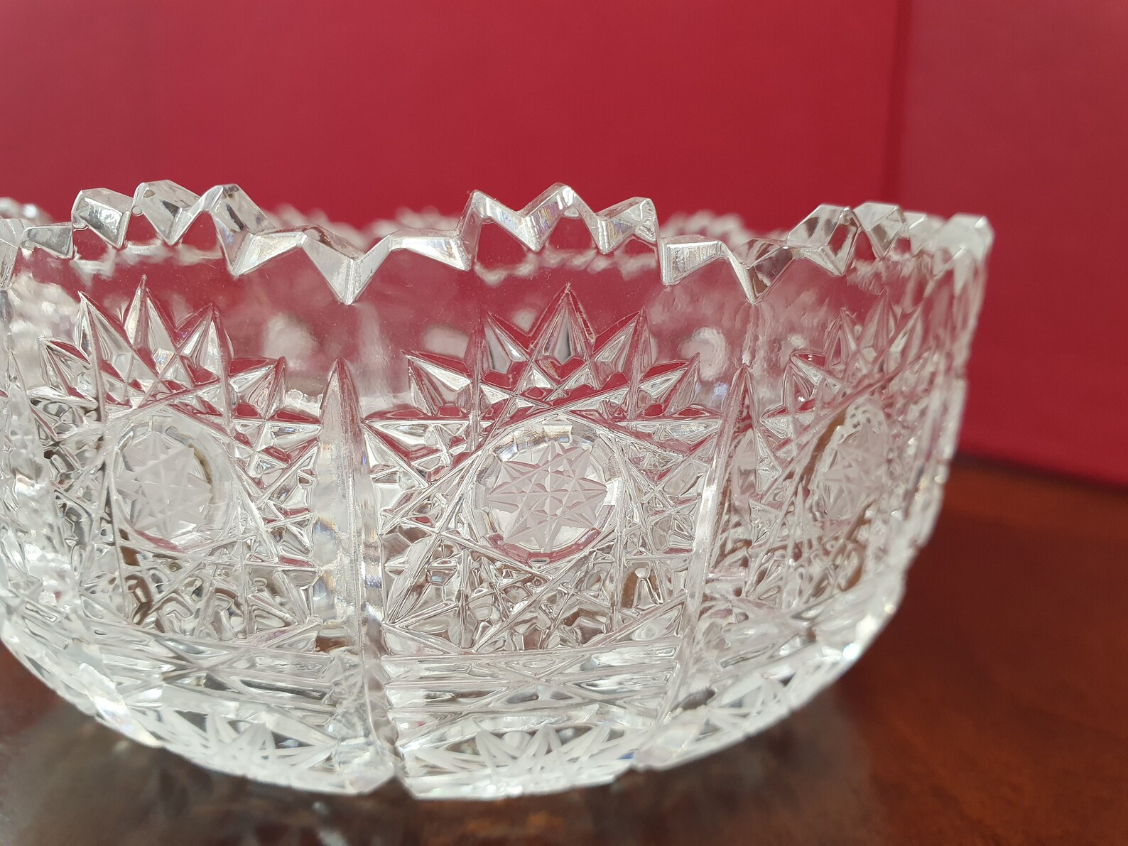 NEW Bohemian Cut Crystal Bowl Etsy