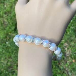 Natural Freshwater Pearl Silver Bracelet