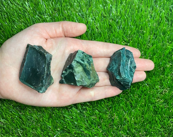 Natural Bloodstone Raw Stone Crystal Chunk
