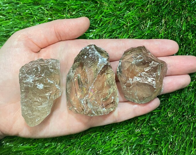 Natural Smoky Quartz Raw Stone Crystal Chunk