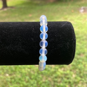 Echtes Opalite Kristall Armband 8 MM Handmade Schmuck nach Maß