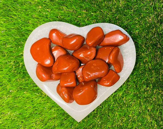 Natural Red Jasper Tumbled Polished Crystal Stone