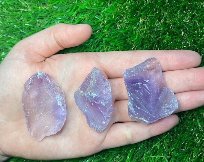 Natural Amethyst Raw Stone Chunk Crystals