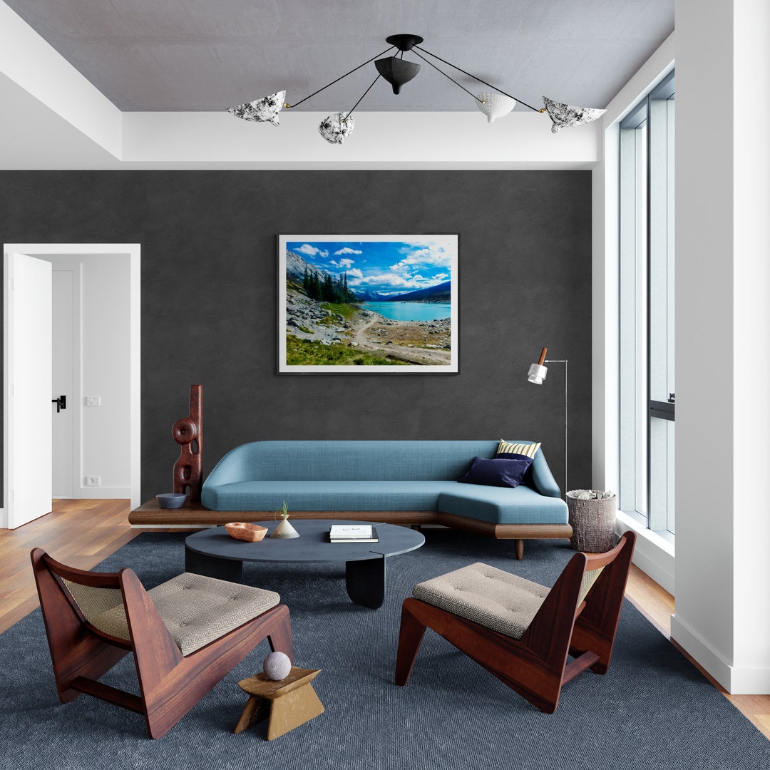 Jasper National Park Metal Art Medicine Lake Scenic Etsy Canada